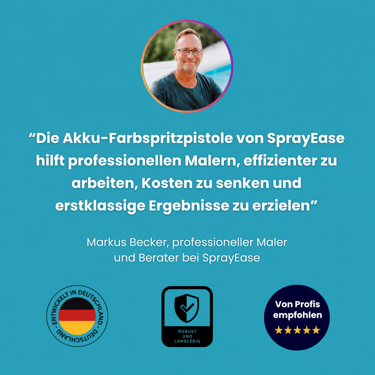 SprayEase | Akku-Farbspritzpistole