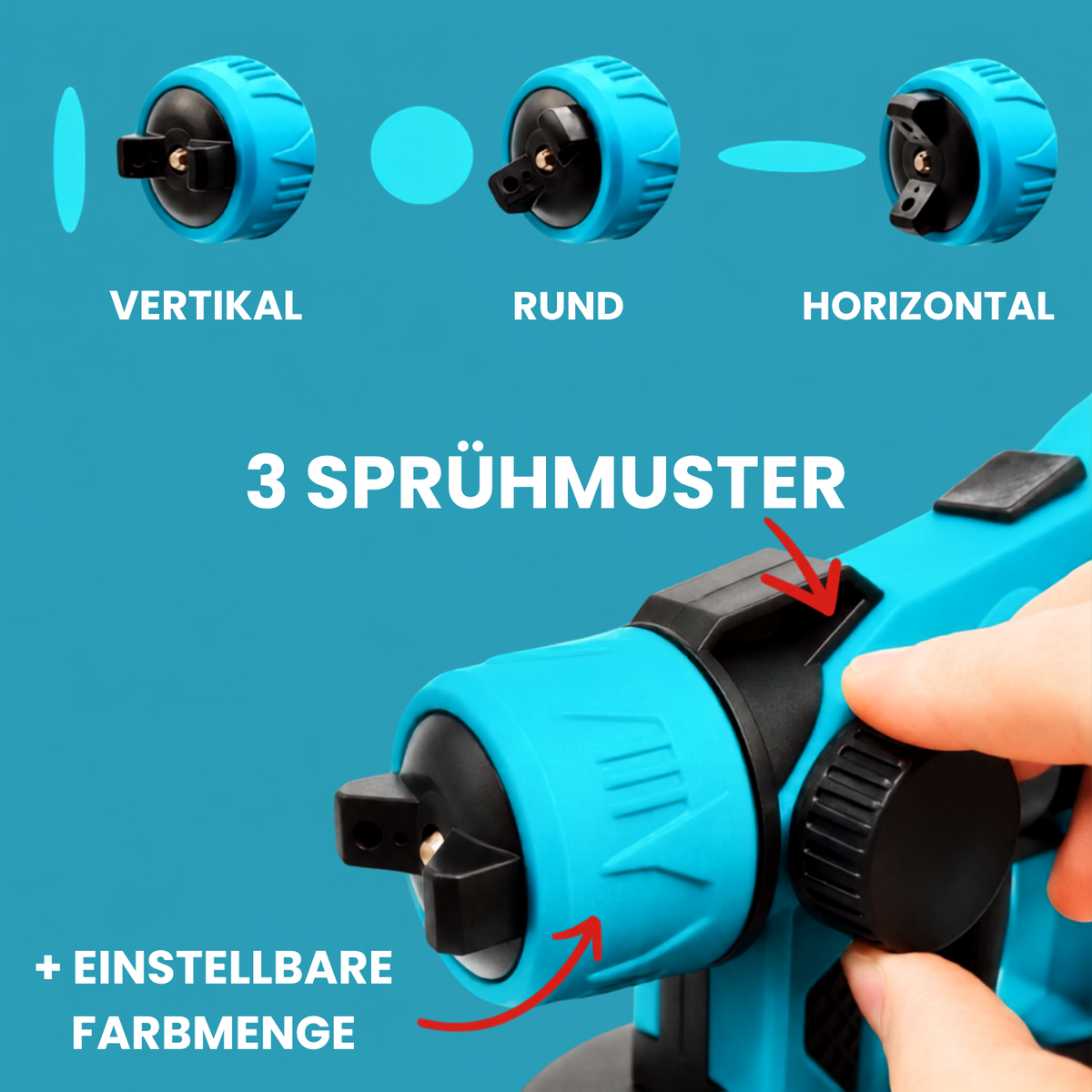 SprayEase | Akku-Farbspritzpistole