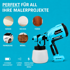 SprayEase | Akku-Farbsprühgerät